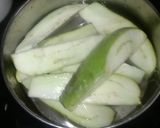 A picture of step 1 of Crispy Baiguni.