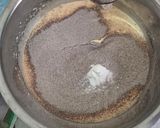 Foto langkah ke 2 dari resep Bolu Kukus Ketan Hitam Keju Lumer.