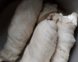 A picture of step 1 of Resturent style Malai champ.