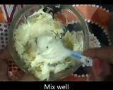 A picture of step 2 of Garlic butter made at home.