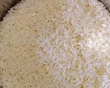 A picture of step 1 of Yellow lentils Rice Khichudi.
