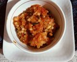 A picture of step 5 of Carrot Sabudana.