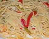 Foto del paso 6 de la receta: Spaguettis al wok con pollo y ajíes