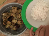 Gulai Jengkol+kulit sapi+daun pucuk ubi