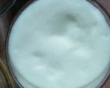 A picture of step 2 of Mint Coconut sauce.