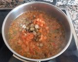Foto del paso 5 de la receta: Mafalda con verduras y alcaparrones