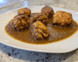 Foto del paso 9 de la receta: Albóndigas en salsa rubia con cebolla y champiñones