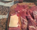 Foto del paso 3 de la receta: Milanesas de carne rellenas con queso