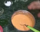 A picture of step 2 of Tri Color Dhokla.