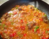A picture of step 11 of Burabiscon shinkafa (rice couscous).