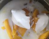 A picture of step 2 of Mango dry fruit lassi.