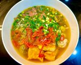 Hình bước làm 5 của món Bún ốc bò