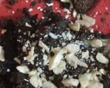 A picture of step 6 of Custard chocolate ball pudding.