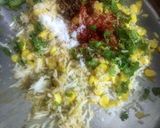 A picture of step 1 of Rice corn appe.