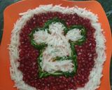 कुकपेड लोगो सलाद (Cookpad logo salad recipe in hindi) रेसिपी चरण 3 फोटो