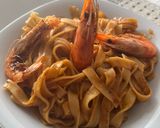 Foto del paso 6 de la receta: Nidos a la salsa de gambas