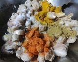 A picture of step 5 of Taro Root Curry Arbi.