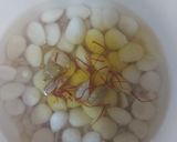 A picture of step 2 of Almonds and sabja sharbat.