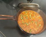 A picture of step 4 of Manchow soup.