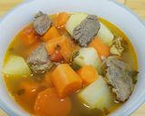 Hình bước làm 5 của món Canh thịt bò hầm rau củ
