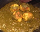A picture of step 11 of Egg Hariyali.