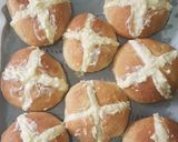 Foto langkah ke 8 dari resep Korean Garlic Cheese Bread (cheddar).