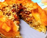 A picture of step 8 of Apple pie in phyllo dough.