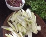 Hình bước làm 5 của món Củ niễng xào thịt bò
