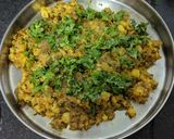 A picture of step 6 of Bharwan Baati with Tomato dip(chutney).