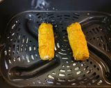 A picture of step 1 of Lee's Air Fryer Frozen Egg Rolls.