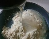 A picture of step 4 of Satora (soji ka tukri halwa).