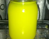 A picture of step 3 of Green hawaii.