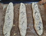 صورة لخطوة 2 من وصفة خبز الباقيت وصفه ناجحه 💯 🥖