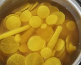 Foto langkah ke 4 dari resep Danmuji (Yellow Pickled Radish) atau Acar Lobak Kuning.