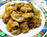 洋蔥燴炒雞腿肉的食譜步驟5照片