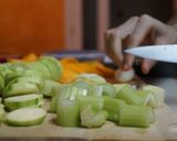 Foto del paso 1 de la receta: Cena ligera de crema de verduras con brócoli salteado y arroz 🥦