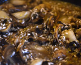 Foto del paso 4 de la receta: Risotto de peras con champiñones