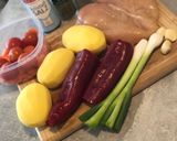 Fokhagymás csirke zöldségekkel recept fázis 1 fotója