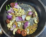A picture of step 2 of Paneer kohlapori.