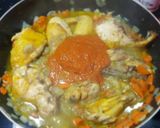 Foto del paso 5 de la receta Pollo en salsa de tricoloma portentosum