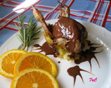 Foto del paso 7 de la receta: Codornices Rellenas con Salsa de Chocolate