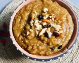 A picture of step 6 of Roti halwa.