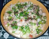 A picture of step 6 of Salad Boondi.