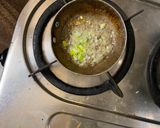 A picture of step 3 of Curd rice.