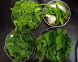 સરસોનું સાગ અને મકાઈના રોટલા(Sarso Saag Sabji Recipe In Gujarati) રેસીપી સ્ટેપ1ફોટો