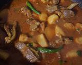 A picture of step 15 of Shaljam Gosht.