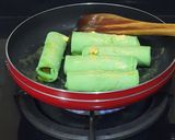Foto langkah ke 3 dari resep Pisang coklat balut roti pandan.