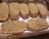 A picture of step 2 of Garlic bread.