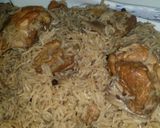 A picture of step 3 of Chicken pulao.