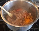A picture of step 3 of Mince meat (lamb/ beef) and Potato Curry (Aloo Keema).
